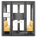 office phone booth movable silence acoustic booth soundproof office meeting pod Supplier